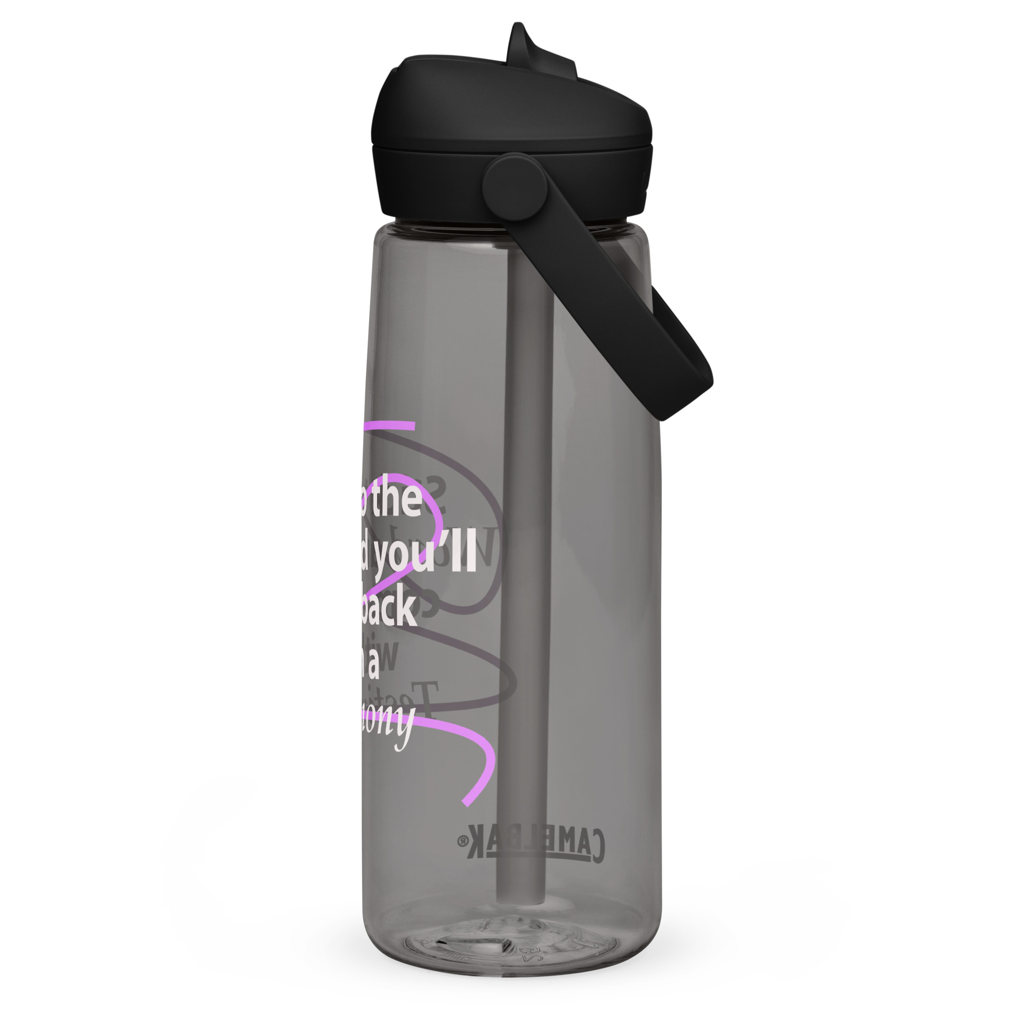 Flip straw water bottle - Image 10