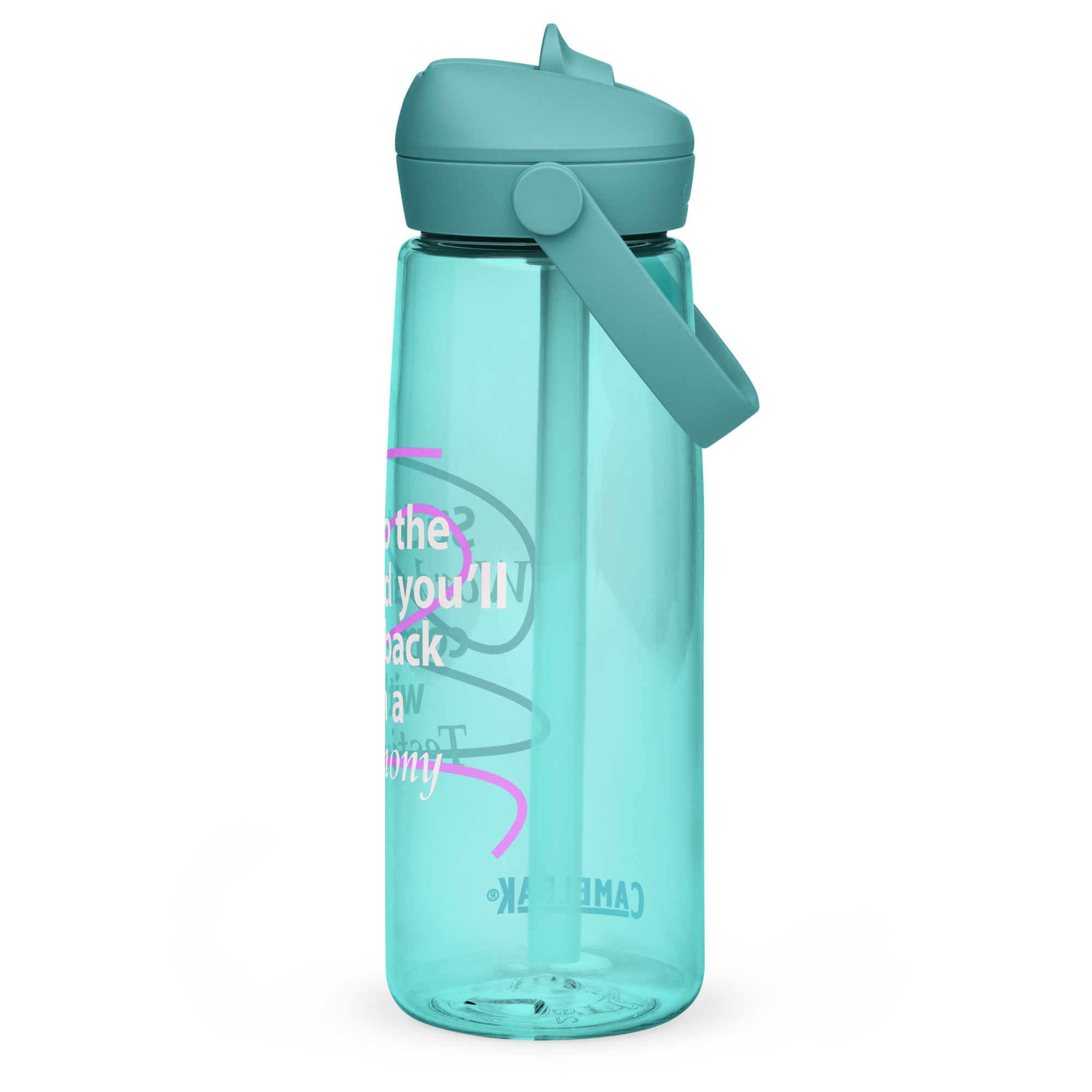 Flip straw water bottle - Image 14