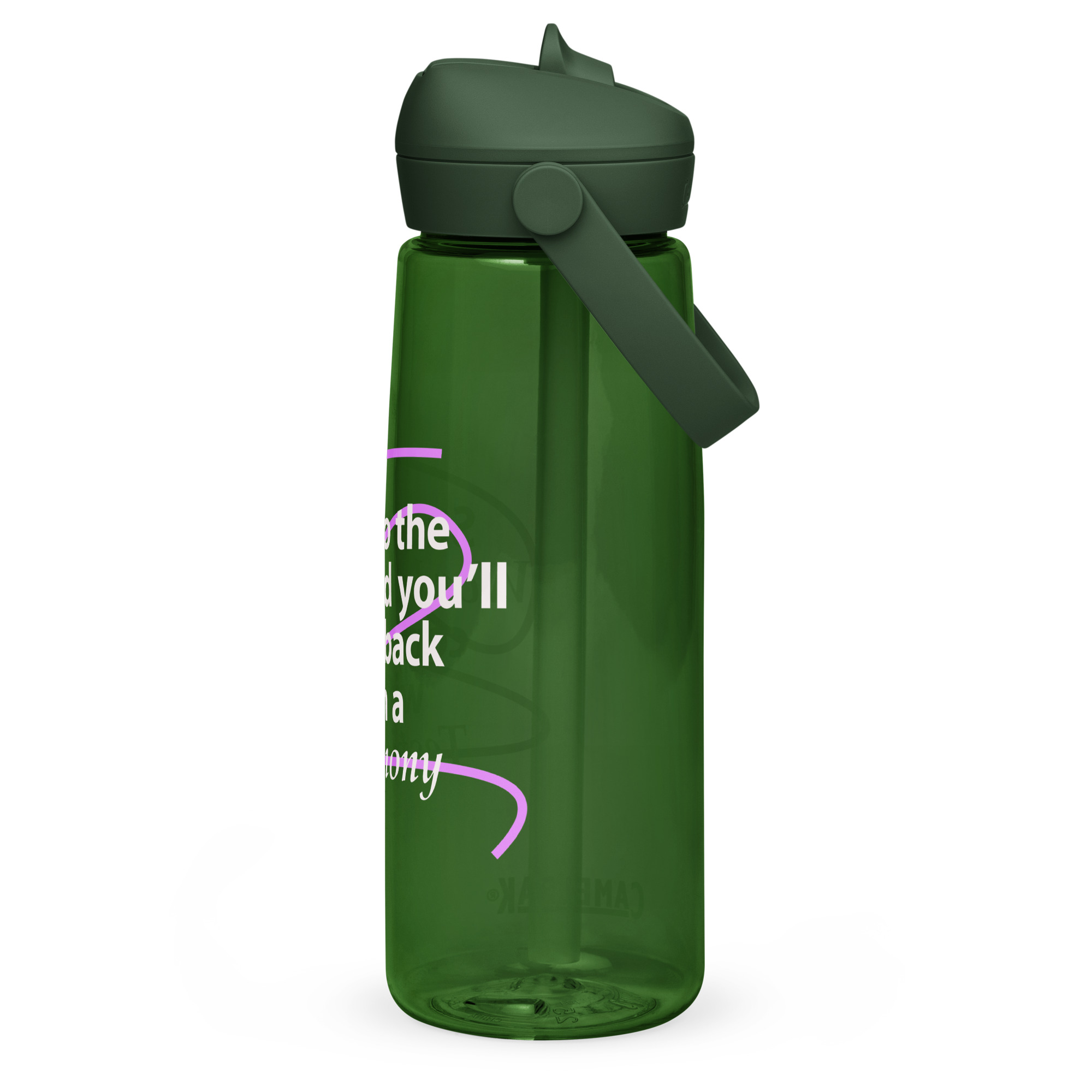 Flip straw water bottle - Image 2