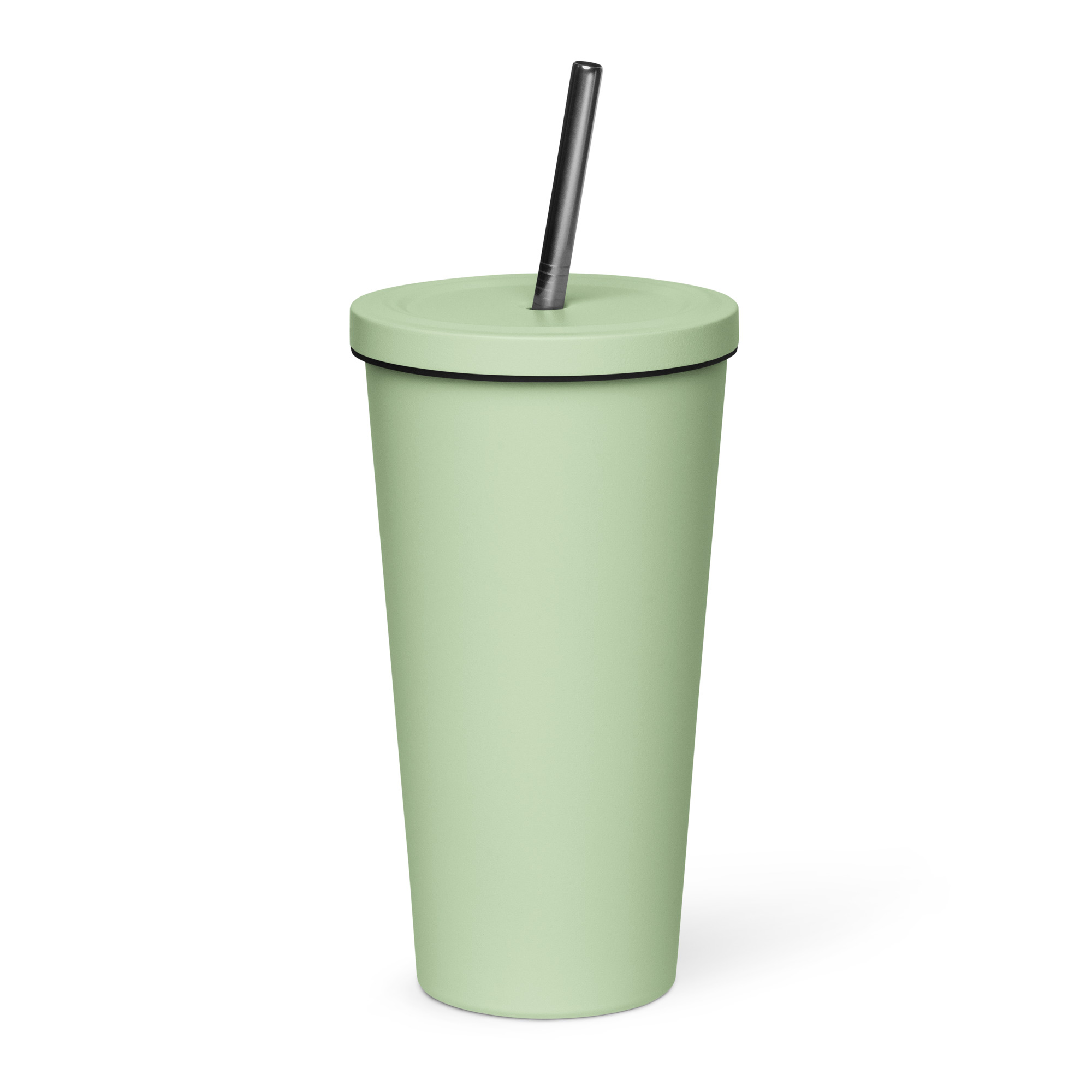 Insulated tumbler with a straw - Image 14